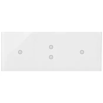 Elektrická zásuvka Simon DSTR3131/70 Moduly s dotykovým panelem 3 1 dotykové pole, 2 vertikální dotyková pole, perlová/bílá