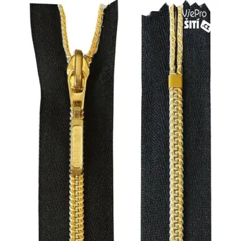 Zip zip ČERNÝ/spirala ZLATÁ 18 c 5610XX - , 18cm