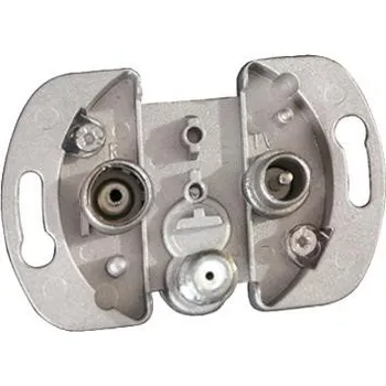 Elektrická zásuvka Simon 75466Z-69 Anténní zásuvka R-TV-SAT koncové/zakončovací útlum:1dB