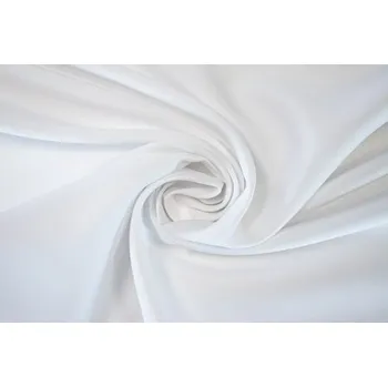 Metráž - SVATEBNÍ bílý satén Pes BÍLÝ TL05820001 - Bílý