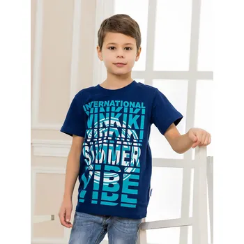 Chlapecké tričko Summer Vibe - navy 152