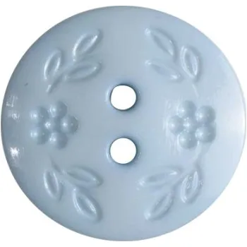 Knoflík Knoflík dámský DILL 258318 SV. MODRÝ PLASTOVÝ - Sv.modrá, 15mm