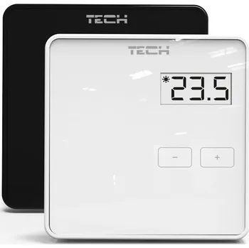 Termostat Tech-controllers EU-R-10b Drátový pokojový termostat k CS-L-10 (černý) WG.11.0181