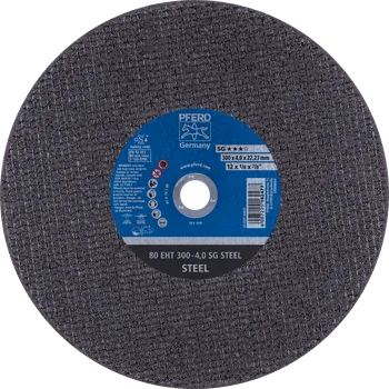 Řezný kotouč Pferd 61329322 | Řezný kotouč 300 x 4,0 x 22,23 mm, SG STEEL 80 m/s