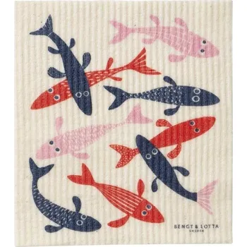 Utěrka Celulózová utěrka The Pond rybník 17x20 cm, Klippan Švédsko