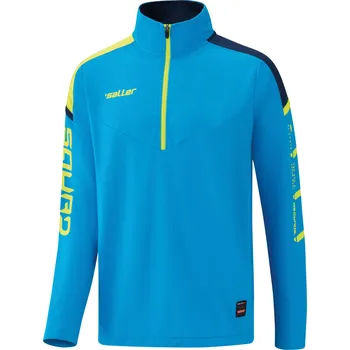 Saller SQUAD50 Tréninková mikina BARVA: 144 světle modrá-tmavě modrá-neon žlutá, Velikost: XXL Komfort a styl pro každou aktivitu