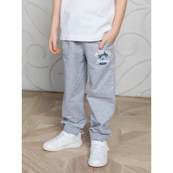 Chlapecké tepláky Summer - šedý melanž 110