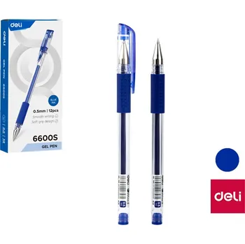 Gelové pero DAILY DELI E6600S modrá