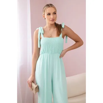 Dámský overall Overal na ramínka s volánkovým topem mincovna UNI