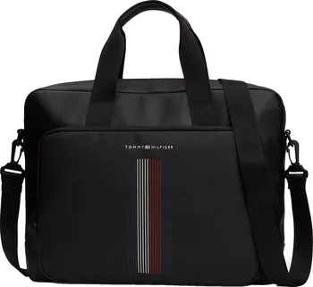 brašna na notebook Tommy Hilfiger Contrast Pocket AM0AM12465BDS 15” černá