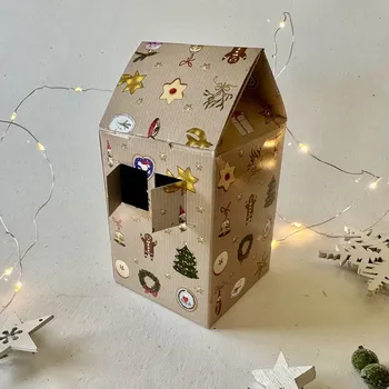 Dárková taška Be Nice EKO Krabička Domeček - Vánoční pohádka