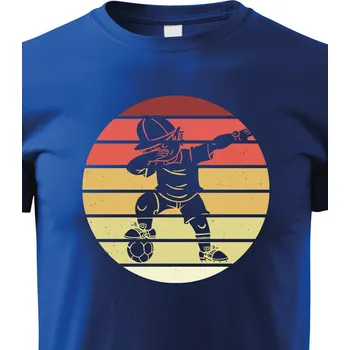 Chlapecké tričko Dětské tričko Fotbalista dab dance, Barva Modrá, Velikost 158 cm/12 roků, Canvas Dětské tričko Bezvatriko.cz 2687