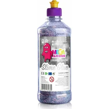 Megaslizoun PVA slizové lepidlo - Stříbrné třpytky