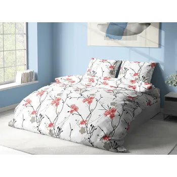 Povlečení Aaryans bavlněné povlečení Sakura červené 140x200/70x90 cm