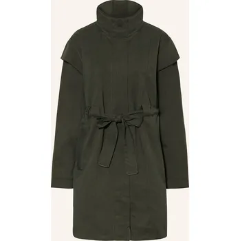 Dámský kabát Brgn Dámský Nepromokavý Plášť Monsun, tmavě zelená, 34