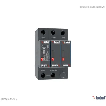 Přepěťová ochrana Hakel 10336 HLSA12,5-440/3+0 SPD typ 1+2
