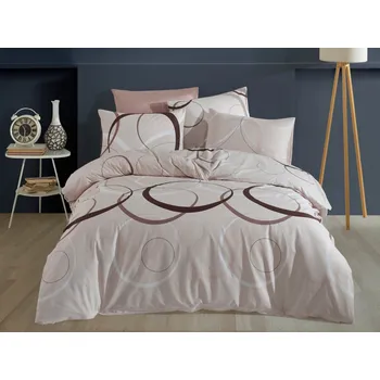 Povlečení Brotex Prodloužené povlečení bavlna 140x220, 70x90cm Toronto beige