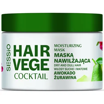 Vlasová regenerace Sessio Vege hydratační maska na vlasy avokádo a brusinka, 250 g
