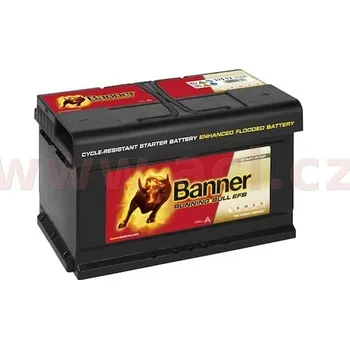 Autobaterie 75Ah baterie, 730A, pravá BANNER Running Bull EFB 315x175x175