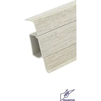 soklová lišta Lišta soklová SLK 60 Q Döllken, 3045 - 2,5m (Elektrikářská podlahová lišta Döllken SLK60 Q lišta 5116553 3045)