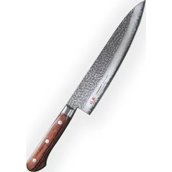 Kuchyňský nůž Nůž Gyuto/Chef 210 mm Suncraft Senzo Universal Tsuchime Damascus + Sleva 200,- Kč s kódem "DELI200"