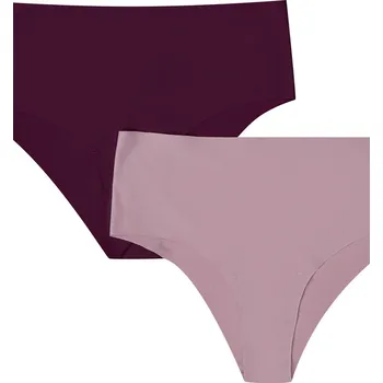 Kalhotky DÁMSKÉ KALHOTKY FELIZ 2PAK 42584 AW24 PURPLE-ROW 2XL