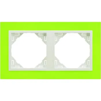 ELKO EP 90920 TDG zelená / ledová 2-rámeček zelená, mezirámeček ledová