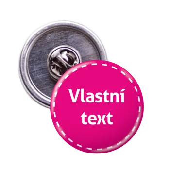 Pin s vlastním motivem 32 mm