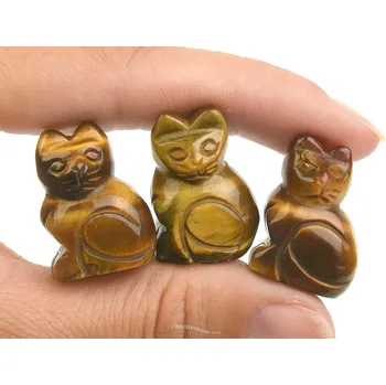 Přírodní kámen Tygří oko kočka cca 25mm