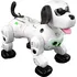 Robot LEAN Toys Interaktivní robotický pes na dálkové ovládání, bílý/černý