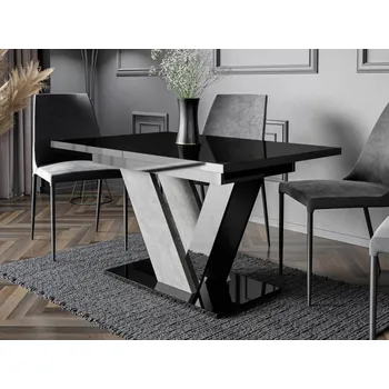 Jídelní stůl Rozkládací jídelní stůl Grenger, Barva: černý lesk / beton MIRJAN 5903211337529