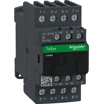 Stykač Schneider Electric LC1DT40JD Stykač 40A 4P 12V DC