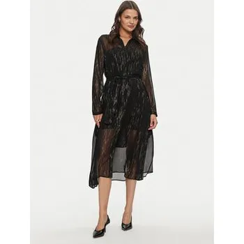 Dámské šaty Armani Exchange Košilové šaty 6DYA44 YN2VZ 42AP Černá Regular Fit 4