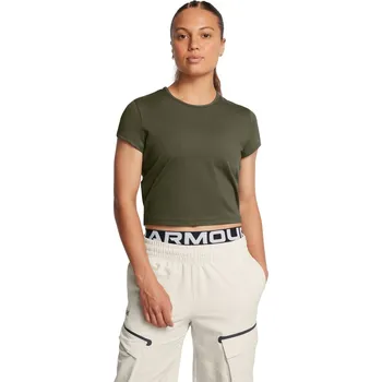 Dámské funkční tričko s krátkým rukávem Under Armour MERIDIAN BABY TEE W zelené 1387729-390 - S | UK 11 | US 12