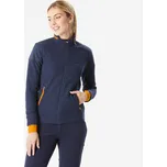 QUECHUA Dámská turistická fleecová mikina MH 500 Mountain L MODRÁ