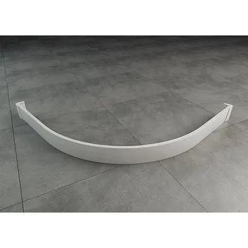 Sprchová vanička Ronal Bathrooms (Sanswiss) Hliníkový přední panel Ronal Livada pro čtvrtkruhovou vaničku 900 x 95 mm, černá matná