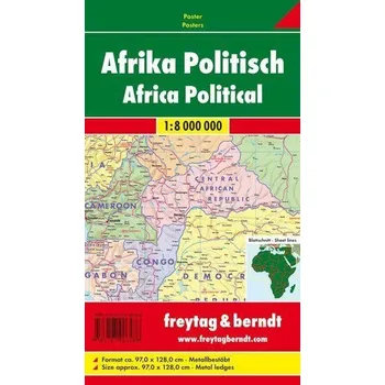 Populárně naučná literatura pro dospělé AFR B Afrika 1:8 000 000 / politická nástěnná mapa (lištovaná)