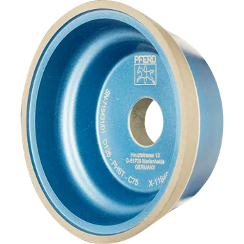 Brusný kotouč Pferd 68611032 | Diamantový brusný kotouč s pojivem z umělé pryskyřice Tvar 11V9 100 x 3 x 10 x 20 mm, D 126, PHST