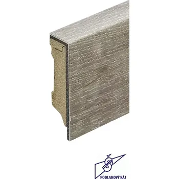 soklová lišta MDF vinyl obvodová lišta Moduleo - BLACKJACK OAK 22246