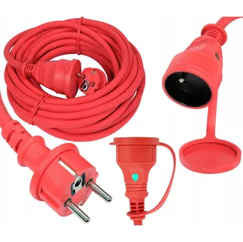 elektrický kabel Yato YT-81000 Prodlužovací Kabel staveb s LED diodami 3x2,5 mm2 10 m