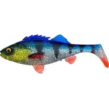 Umělá nástraha Savage Gear Gumová Nástraha 4D Perch Shad Bulk Blue Silver 20cm 94g VÝPRODEJ
