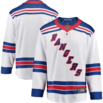 Fanatics Pánský dres New York Rangers NHL Breakaway Away Jersey Velikost: L
