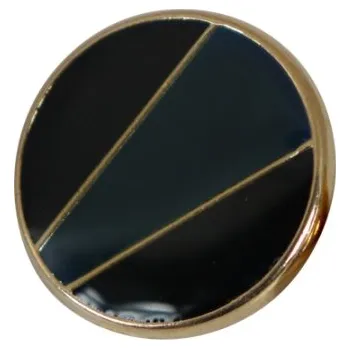 Knoflík Knoflík dámský DILL 360139 MODRÝ KOVOVÝ - Modrá, 18mm