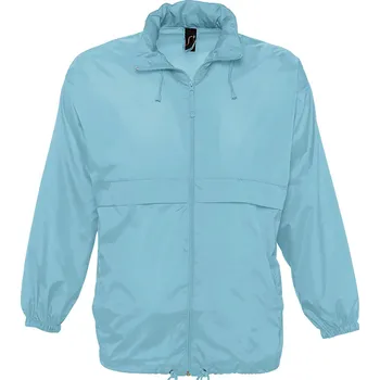 Pánská casual bunda SOĽS Surf Uni větrovka SL32000 Atoll blue XXL