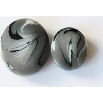 Knoflík 20446 Knoflík MIX 4110/32 šedý - Šedá, 20mm