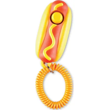 tréninková pomůcka pro psa Brightkins Smarty Pooch™ Cvičící klikr pro pejsky: Hot Dog