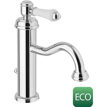 Vodovodní baterie SAPHO VIENNA stojánková umyvadlová baterie s výpustí, ECO karatuše, chrom