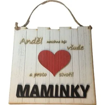 Závěsná dekorace MAMINKA (21x21cm)