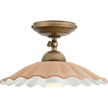 Redo LEA 02-802 + CC36 - Stropní retro svítidlo s keramickým stínidlem Ø 36cm (Retro stropní lustr )