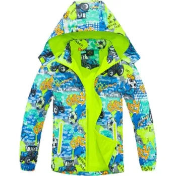 Chlapecká bunda Chlapecká TEPLEJŠÍ BUNDA modrá Kugo B2991N (Chlapecká zateplená bunda s fleesem)